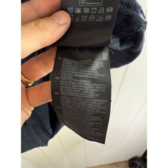 G-Star Raw Organic Cotton Sustainable Graphic 5 Slim T-Shirt Size XXL Navy - Picture 9 of 12